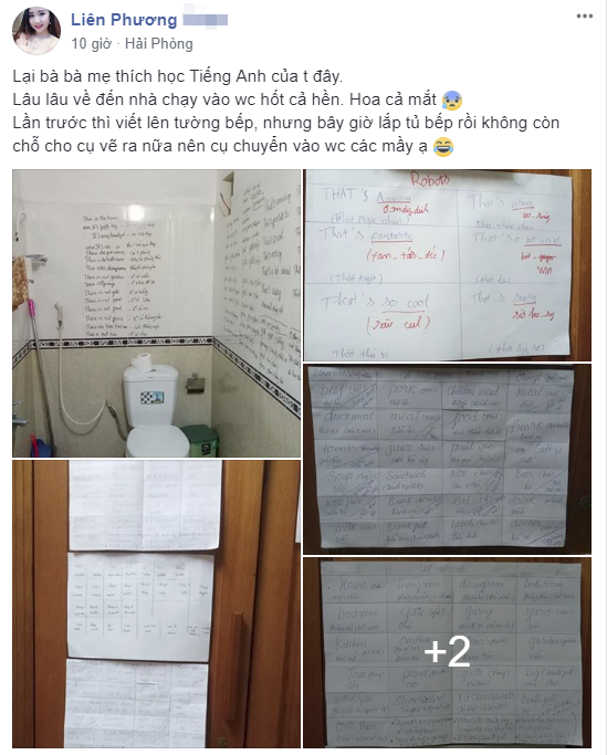 Lâu không về, khi bước vào nhà cô gái không khỏi giật mình với tác phẩm trên tường của mẹ